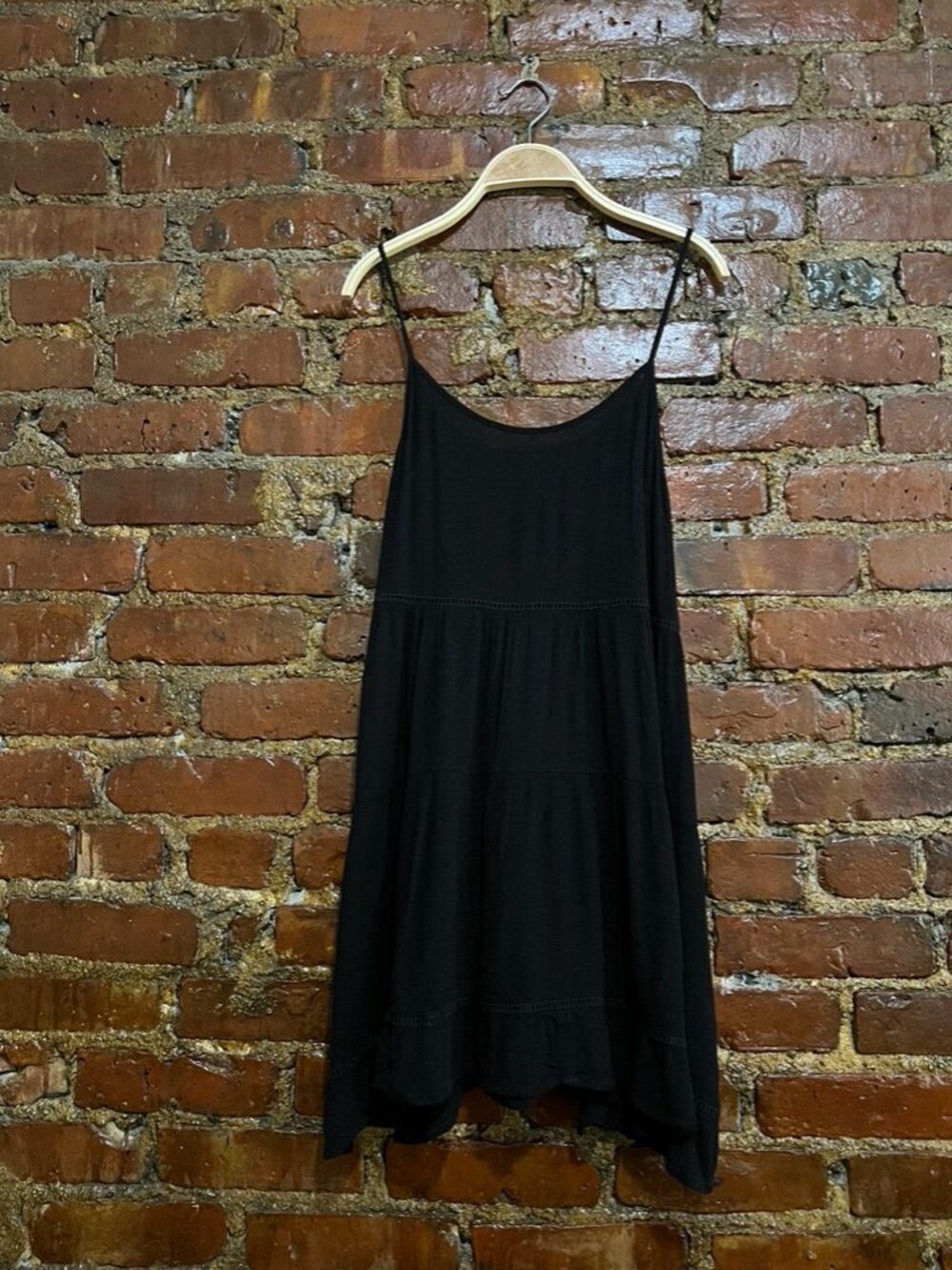 H&M black gauzy summer dress